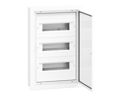 Elektro Plast 9.312 Hermetiška įleidžiama skirstomoji įranga 3x12 aliuminio durys IP54 DARP 36S Quiteline 9.312