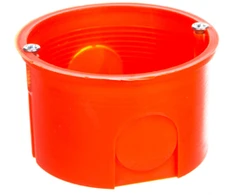 Elektro Plast Nasielsk 0281-01 Įleidžiamoji dėžutė 60 mm su PK-60 PRO 0281-01 varžtais /100 vnt./