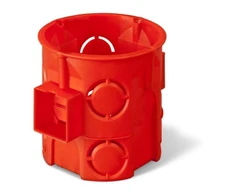 Elektro Plast Nasielsk 0285-00 Įleidžiamoji dėžutė 60 mm tamsiai raudonas jungtis PK-60 0285-00/60 vnt./