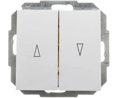 Elektro Plast Nasielsk 1416-10 Sentia 2 polių langinių jungiklis 10A balta 1416-10
