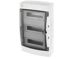 Elektro Plast Nasielsk 1607-01 Hermetiška modulinė skirstomoji plokštė 3x12 paviršinis IP65 GALANT PLUS RN 3/36 N+PE 1607-01