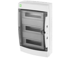 Elektro Plast Nasielsk 1607-01 Hermetiška modulinė skirstomoji plokštė 3x12 paviršinis IP65 GALANT PLUS RN 3/36 N+PE 1607-01