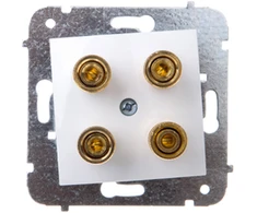 Elektro Plast Nasielsk Elektro-Plast KROVIJA Dvivietis baltas garsiakalbis (1758 -10)