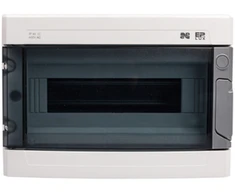 Elektro Plast Nasielsk 1904-01 Modulinis skirstomasis skydas 1x12 paviršinis IP40 EP-LUX PLUS RN 1/12 1904-01