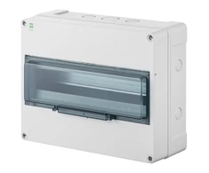 Elektro Plast Nasielsk 2208-01 Hermetinis skirstomasis įrenginys HERMETICA RN 1x12+4 400V AC 1000V DC PE+N dūmai IP65 2208-01