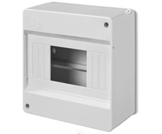 Elektro Plast Nasielsk 2306-00 Moduliniai skirstomieji įrenginiai 1x6 paviršiniai IP20 MINI S-6 (PE+N) 2306-00