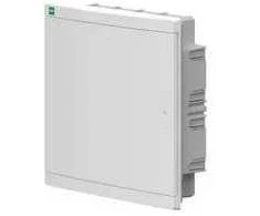 Elektro Plast Nasielsk 2435-20 Elegantiškas 2X12 įleidžiamas daugialypės terpės skirstomasis įrenginys IP40 N+PE baltos durys 2435-20