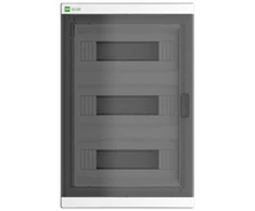 Elektro Plast Nasielsk 2455-01 Elegantiškas 3x12 įleidžiamas modulinis skirstomasis skydas IP40 PE+N dūmų durys 2455-01