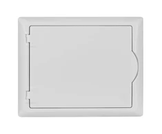 Elektro Plast Nasielsk 2512-00 Modulinis skirstomasis skydas 1x8 p/t ECONOMIC BOX RP 1/8 durų baltas (N+PE) IP40 2512-00