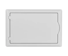 Elektro Plast Nasielsk 2513-00 Modulinis skirstomasis skydas 1x12 p/t ECONOMIC BOX RP 1/12 durys baltas (N+PE) IP40 2513-00
