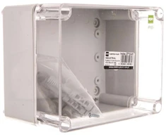 Elektro Plast Nasielsk 2712-01 INDUSTRIAL Hermetiška dėžutė n/t 170x135x107 IP65 skaidrus 2712-01