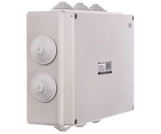 Elektro Plast Nasielsk Elektro-Plast Pramoninis encasement n / t 249 x 198 x 81mm su 10 anginas IP55 pilka (2716- 02)