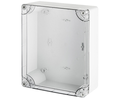 Elektro-Plast INDUSTRIAL Hermetiška dėžutė n/t 270x220x106mm IP65 pilka, permatomas dangtelis 2719-01