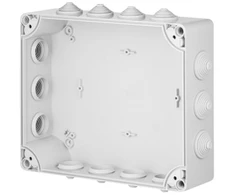 Elektro Plast Nasielsk 2723-02 INDUSTRIAL Hermetiška dėžutė n/t 342x282x115mm IP55 su 14 riebokšlių rutulinis 2723-02