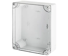 Elektro Plast Nasielsk Elektro-Plast INDUSTRIAL Hermetiška dėžutė n/t 340x270x106mm IP65 pilka, permatomas dangtelis 2725-01