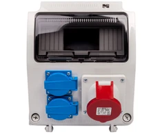 Elektro Plast Nasielsk Elektro-Plast 9 moduliai 2x2P + Z 5P / 16A RS- 9 (6231-0)