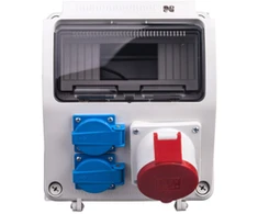 Elektro Plast Nasielsk Elektro-Plast Statybinis skirstomasis skydas 9-modulis 2 x 2P + Z 5P / 32A