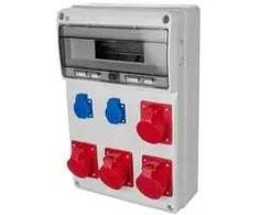 Elektro Plast Nasielsk Elektro-Plast Statybinis skirstomasis skydas 13 modulių 2x2P+Z 2x3P/16A 2x3P/32A RS 13 6251-00