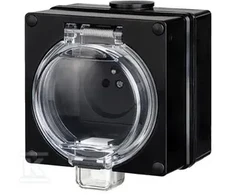 Elektro Plast Nasielsk GN.2P+Z N/T IP66 juodas OYSTER