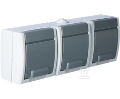 Elektro Plast Nasielsk GN.3X2P+Z N/T IP55 Pilkas AQUANT
