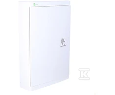 Elektro Plast Nasielsk Paviršinis modulinis skirstomasis skydas ELEGANT 3x12 baltos durys 2445-00