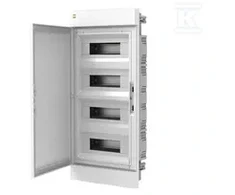 Elektro Plast Nasielsk PASKIRSTYMO DĖŽUTĖ/P/T 4X12 ELEGANT IP40 DURELĖS BALTA