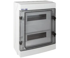 Rozdzielnica hermetyczna modułowa (500V AC, 1000V DC) 2x12 natynkowa (N+PE) IP65 RH-24 ELEKTRO-PLAST