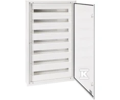 Elektro Plast 9.724 Modulinis skirstomasis skydas 7x24, įleidžiamas, IP54 DARP-168, aliuminio durys, baltas 9.724
