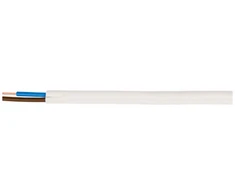 Shumee Elektrokabel T0022 YDY P 2 X2,5 300/500 Kabelis YDYp 2x2,5 baltas 300/500V /100m/