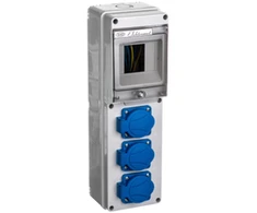 Elektromet Statybų skirstomasis skydas 4 moduliai, 3x16A 2P + Z RSE- 01 IP54 (942060)