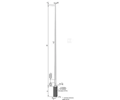 Elektromontaż POLE NT S-60P 6 KAMPAS/SIENA 3MM