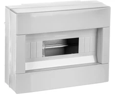 Elettrocanali 1x12 modulinis skirstomasis skydas be durų 610 pilkosios serijos (EC61012)