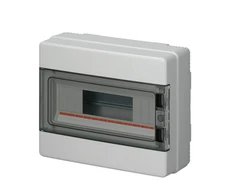 Elettrocanali Modulinė PV skirstomoji įranga 1x12, montuojama ant paviršiaus, transp. serija 620 IP65 280x220x100 N+PE bėgis pilkas EC62012E