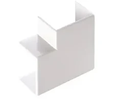 Elettrocanali ECAP10060B Narożnik do kanałów kablowych płaski AP 100x60 balta ECAP10060B