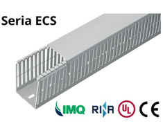 Elettrocanali ECSH2580 Behalogenis savaime gesinantis šukų lovelis 25x80 pilkas su dangčiu /2m/ ECSH2580
