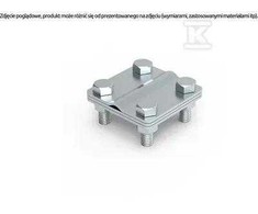 Elko-Bis Universali jungtis 4- sraigtas žaibo laikiklis NIRDZEN STEEL M8 8381