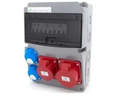 Els Elektrotechnika 11NO22C11C11C Statybiniai skirstomieji įrenginiai 32A/5P + 16A/5P + 2*GS 230V + apsaugos, 11NO22C11C11C