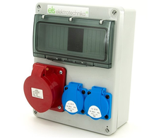 Els Elektrotechnika 8NO201 Statybinė skirstykla 32A/5 + 2*GS 230V, sieninis/paviršinis korpusas, neįrengtas, 8NO201