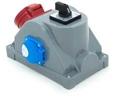 Els Elektrotechnika N110LP Konstrukcinis skirstomasis skydas tipas COMBOPOL 16A/5 + GS 230V + L-0-P skyriklis, sieninis/paviršinis korpusas, N110LP