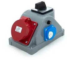 Els Elektrotechnika N1T01LP Konstrukcinis skirstomasis skydas tipas COMBOPOL 32A/5 + GS 230V + L-0-P skyriklis, sieninis/paviršinis korpusas, N1T01LP