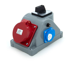 Els Elektrotechnika N1T01LP Konstrukcinis skirstomasis skydas tipas COMBOPOL 32A/5 + GS 230V + L-0-P skyriklis, sieninis/paviršinis korpusas, N1T01LP