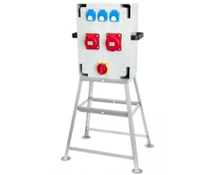Els Elektrotechnika P32C11C11CF63TRGS Nešiojami statybiniai skirstomieji įrenginiai + 32A/5 + 16A/5 + 3*GS 230V + diferencialas, P32C11C11CF63TRGS
