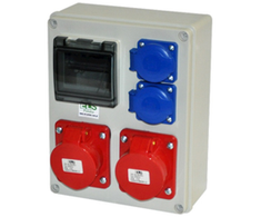Els Polska ELS Elektrotechnika Maitinimo komplektas MIKO-4M 2x16A/5P + 2x230V IP44 E901304021