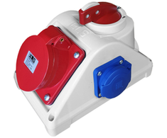 Els Polska ELS Elektrotechnika Skirstyklė COMBO 16/5 0-1 2x230V IP44