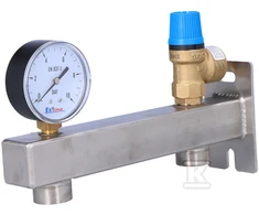 Elterm KARŠTO VANDENS SAUGOS GRUPĖ INOX 8 BAR