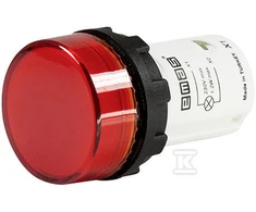 Emas Signalinė lempa 230V raudona (T0-MBSD220K)