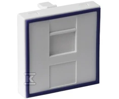 Emiter ADAPTERIS 2MOD.PR. 45X45 DO 1RJ45 / 1RJ12