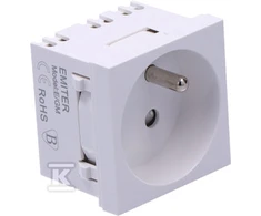 Emiter GN.1-KR.Z/U MODULINIS 45X45 Baltas