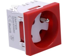 Emiter GN.1-KR.Z/U MODULINIS SU BLOKAIS 45X45 RAUDONAS.