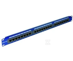 Emiter Emitter Panel 19 "24xRJ45 UTP cat.5e 1U mėlynas DCN / PPFA652K248C5E